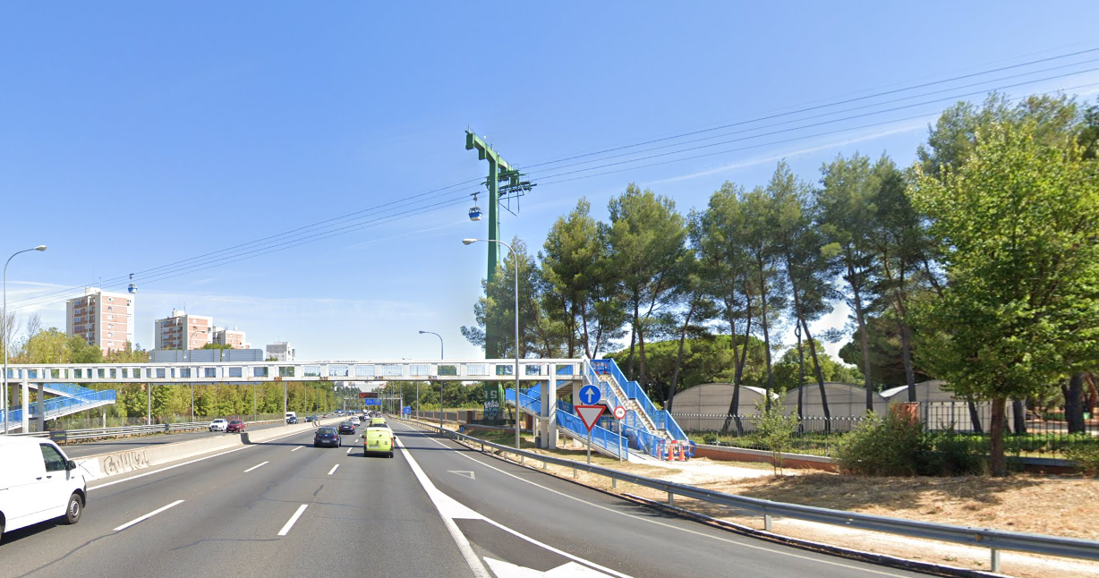 Radar fijo carretera M 30. Madrid Madrid. Mapa Radares dgt